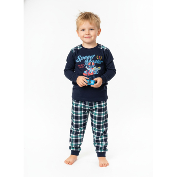 Chlapecké pyžamo Formule 100% bavlna | Pohodlné pyžamo se závodním autem