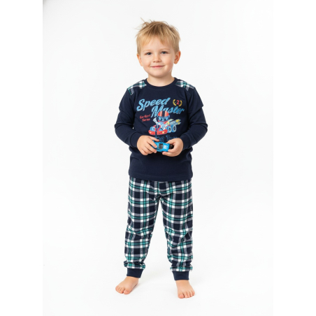 Chlapecké pyžamo Formule 100% bavlna | Pohodlné pyžamo se závodním autem