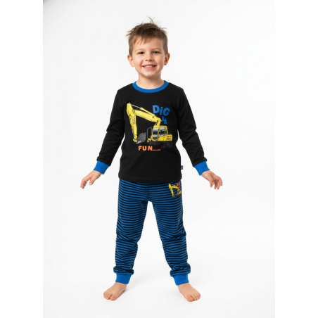 Chlapecké pyžamo s bagrem  | Kugo BAGR