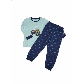 Chlapecké pyžamo Wolf s autem JEEP | 100% bavlna pro děti