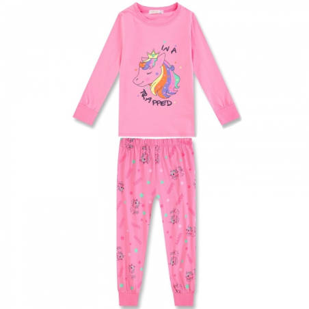 Dívčí pyžamo s jednorožcem | Svítí ve tmě | 100% bavlna