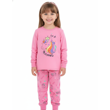 Dívčí pyžamo s jednorožcem | Svítí ve tmě | 100% bavlna