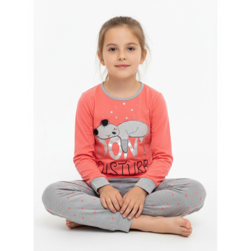 Dívčí pyžamo Kugo Medvídek | Teplé, bavlněné