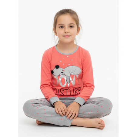 Dívčí pyžamo Kugo Medvídek | Teplé, bavlněné