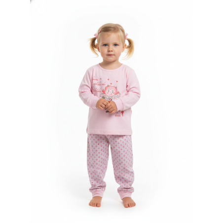 Dívčí pyžamo Wolf | 100% bavlna, pohádkový motiv čertice