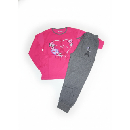 Dívčí pyžamo s motýlky | 100% bavlna | Pohodlné a roztomilé