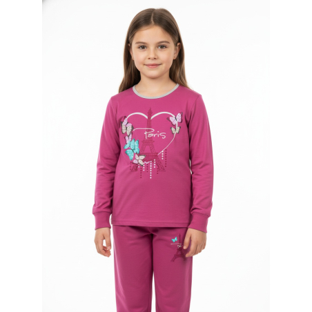 Dívčí pyžamo s motýlky | 100% bavlna | Pohodlné a roztomilé