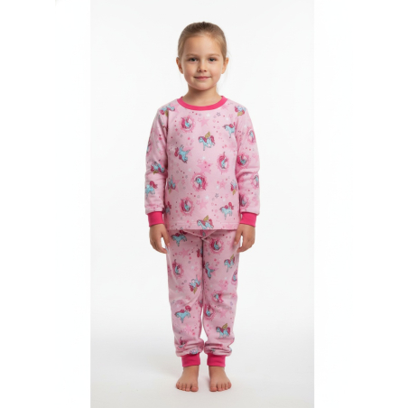 Dívčí pyžamo V-Mart jednorožec | 100% bavlna, český výrobce