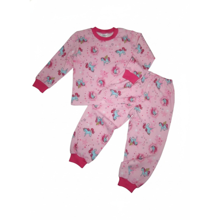 Dívčí pyžamo V-Mart jednorožec | 100% bavlna, český výrobce
