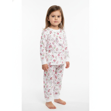 Dívčí pyžamo V-Mart berušky | 100% bavlna, český výrobce