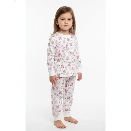 Dívčí pyžamo V-Mart berušky | 100% bavlna, český výrobce