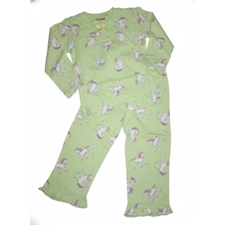 Dívčí pyžamo Wolf s koníky - pohodlné 100% bavlna