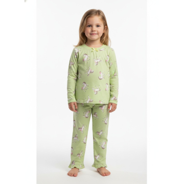 Dívčí pyžamo Wolf s koníky - pohodlné 100% bavlna
