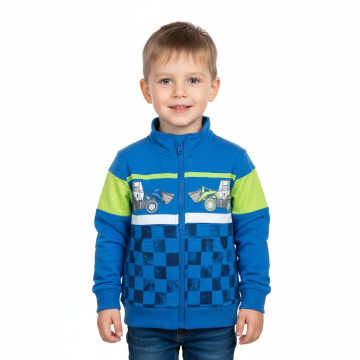 Chlapecká tepláková mikina s bagrem | Bavlna