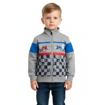 Chlapecká tepláková mikina s bagrem | Bavlna