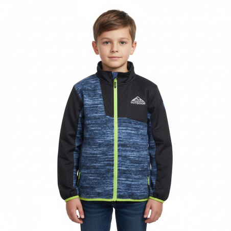 Chlapecká sportovní mikina – funkční, pohodlná, na zip