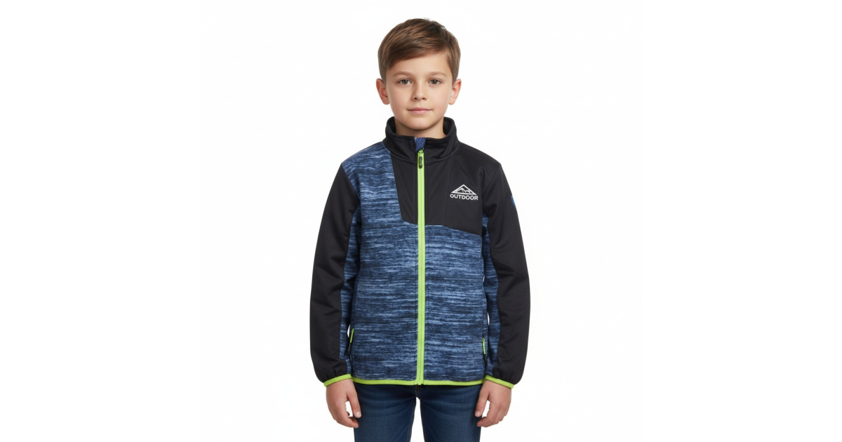 Chlapecká sportovní mikina – funkční, pohodlná, na zip