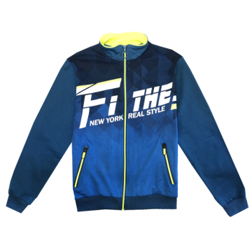 Chlapecká tepláková mikina FITHE | 100% bavlna, zip