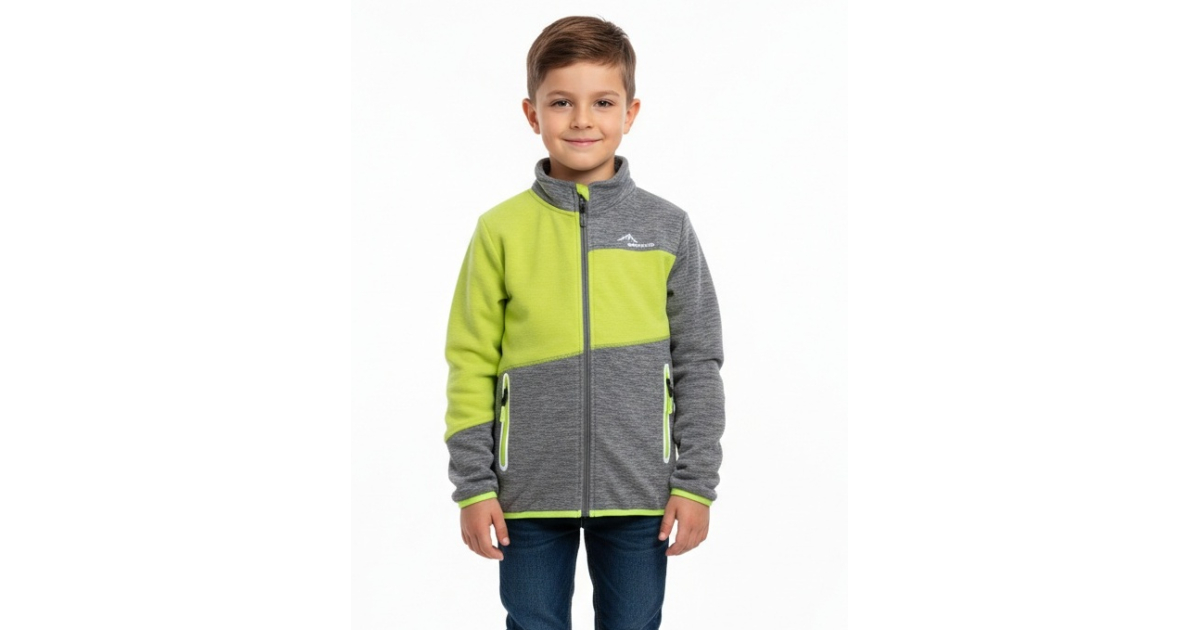 Chlapecká fleecová mikina na zip | Hřejivá & Reflexní