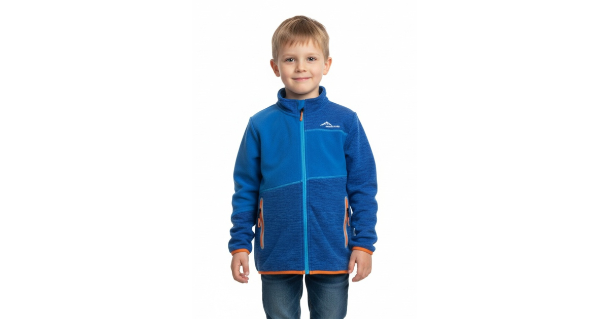 Chlapecká fleecová mikina na zip | Hřejivá & Reflexní