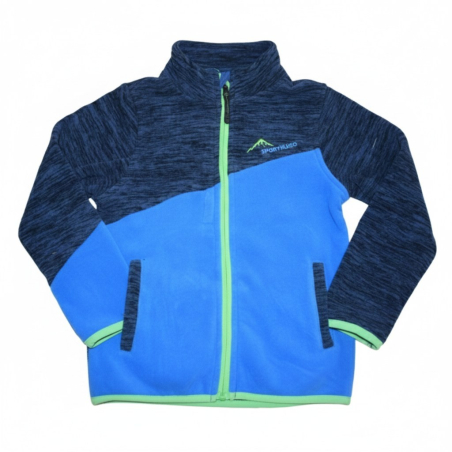 Chlapecká fleecová mikina na zip | Hřejivá outdoor mikina