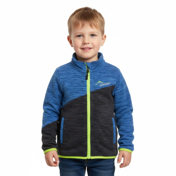 Chlapecká fleecová mikina na zip | Hřejivá outdoor mikina