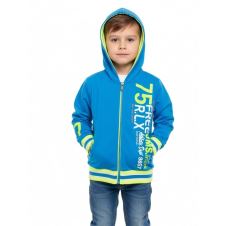 Chlapecká tepláková mikina s kapucí a zipem | Pohodlná a stylová