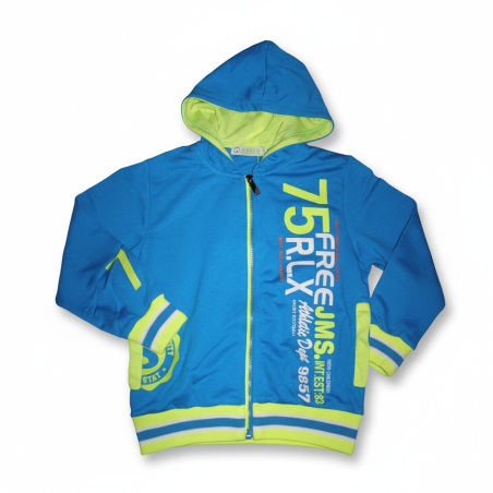 Chlapecká tepláková mikina s kapucí a zipem | Pohodlná a stylová