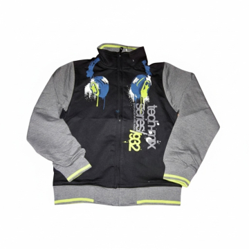 Chlapecká tepláková mikina s potiskem sluchátek | 100% bavlna