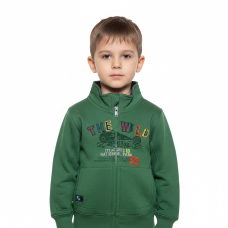 Chlapecká tepláková mikina s formulí | Zateplená, 100% bavlna