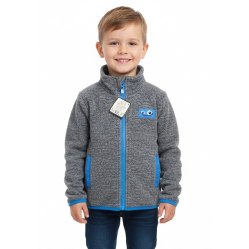 Chlapecká mikina Wolf na zip | Stylová a pohodlná