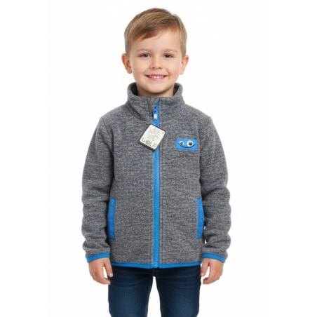 Chlapecká mikina Wolf na zip | Stylová a pohodlná