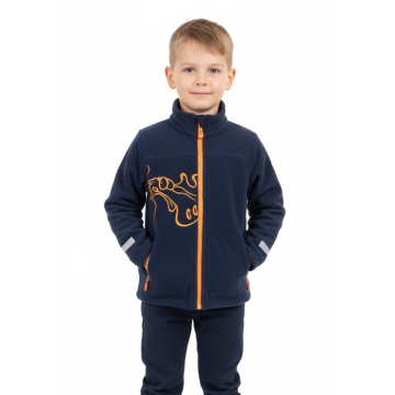 Chlapecká mikina Wolf s reflexními prvky - pohodlí a styl pro chladné dny