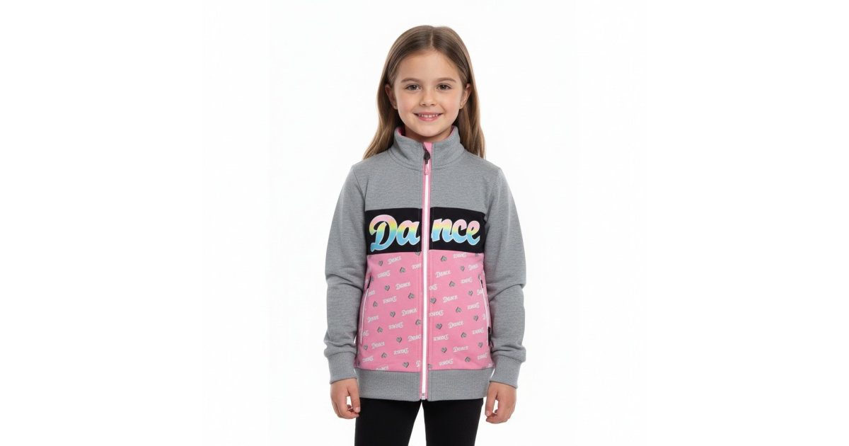 Dívčí tepláková mikina DANCE | Pohodlí a styl
