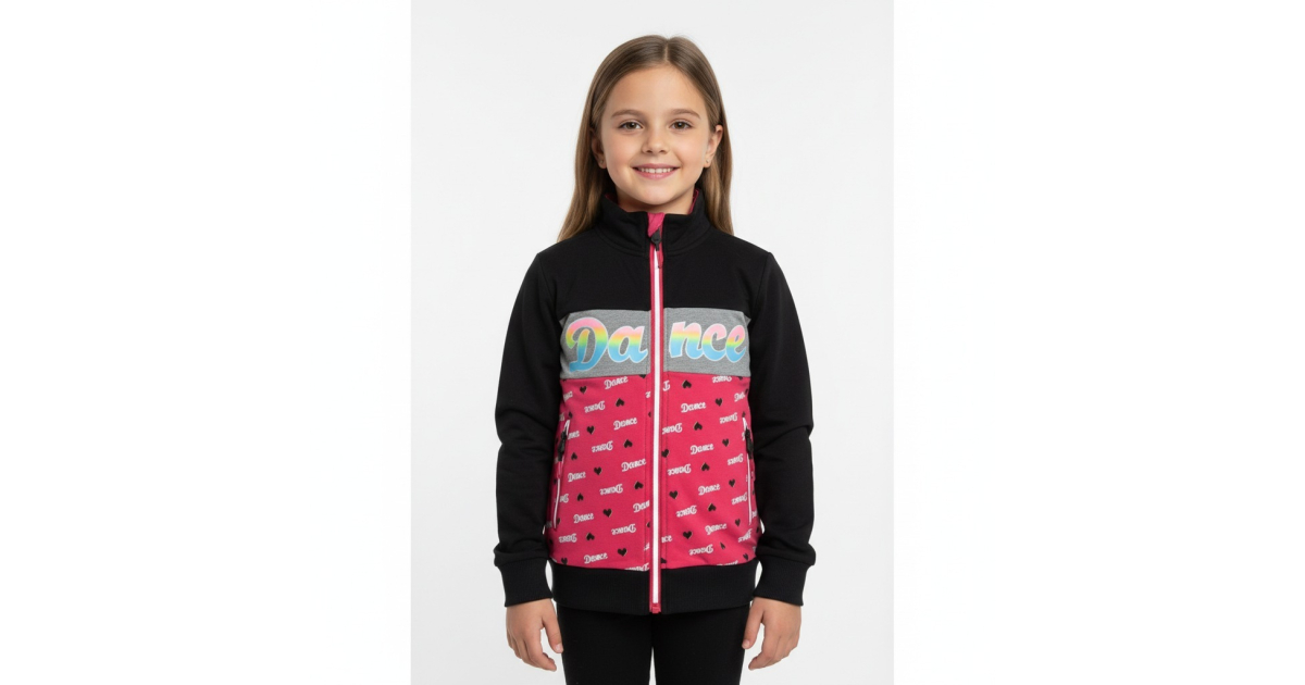 Dívčí tepláková mikina DANCE | Pohodlí a styl
