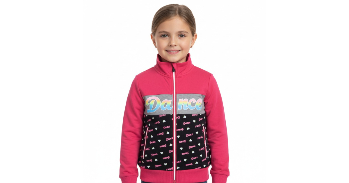 Dívčí tepláková mikina DANCE | Pohodlí a styl