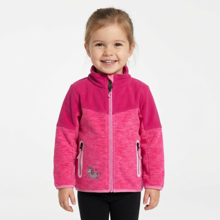 Dívčí fleecová mikina s koníčkem | Hřejivá & bezpečná