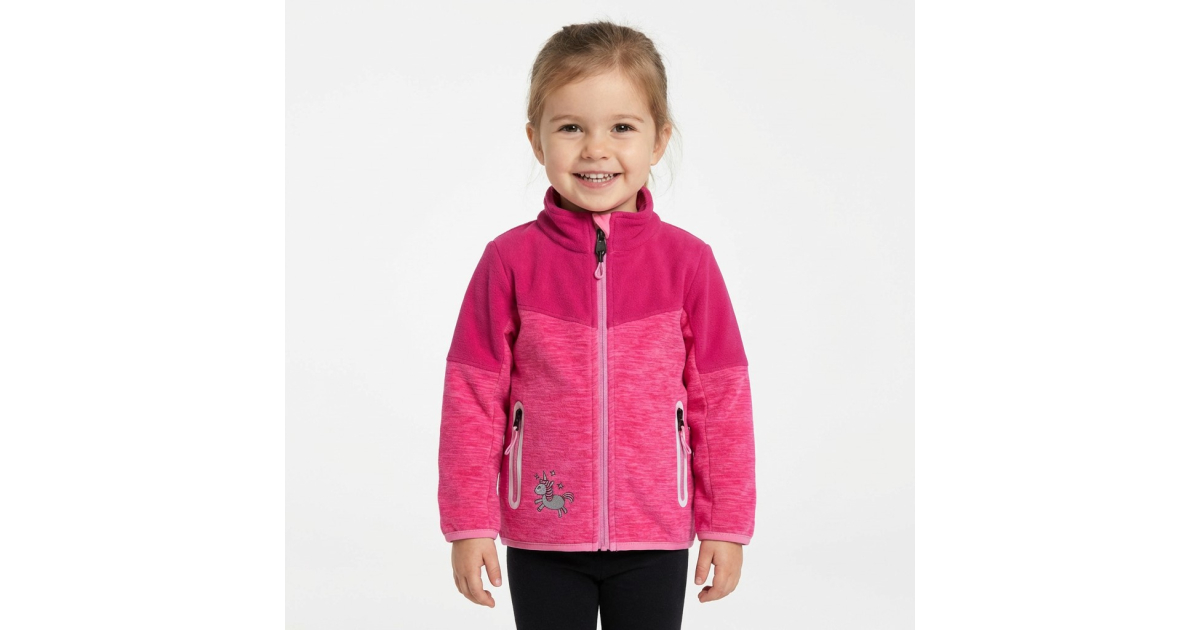 Dívčí fleecová mikina s koníčkem | Hřejivá & bezpečná