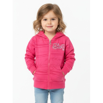 Dívčí mikina na zip s kapucí | Pohodlná tepláková mikina