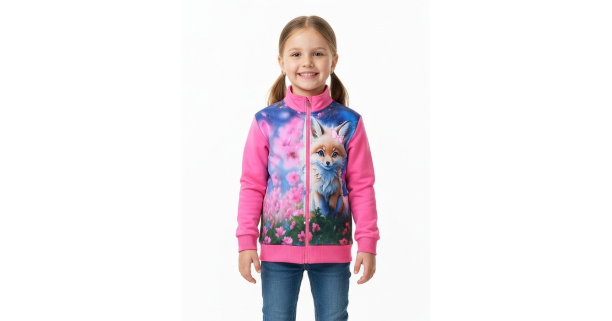 Luxusní dětská mikina pro princeznu - Měkkost a hřejivost