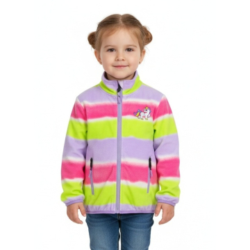 Duhová mikina s jednorožcem pro holčičky | Jarní, bavlněná