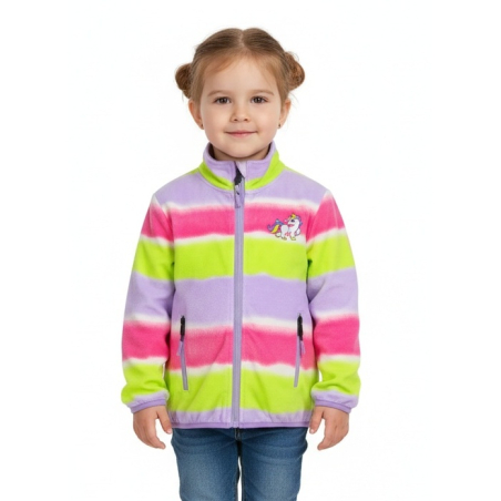 Duhová mikina s jednorožcem pro holčičky | Jarní, bavlněná