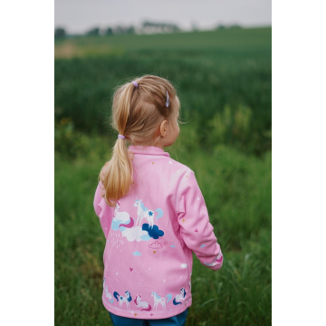 Dětská fleecová mikina jednorožec  WAMU – hřejivá a stylová