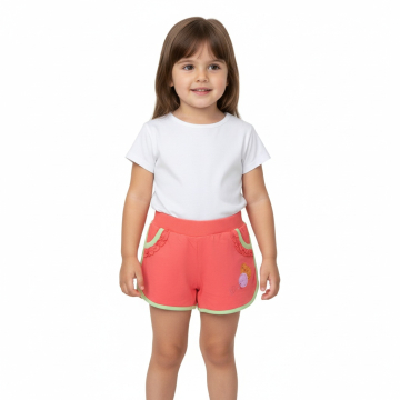 Dívčí kraťasy s gumou v pase | Pohodlné bavlněné šortky pro holky