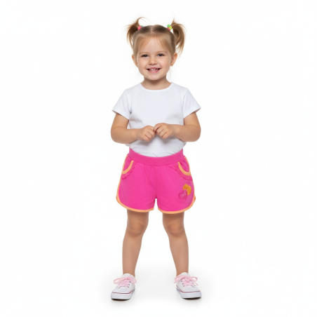 Dívčí kraťasy s gumou v pase | Pohodlné bavlněné šortky pro holky