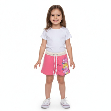 Dívčí šortky s kočičkami | Bavlněné, pohodlné kraťasy