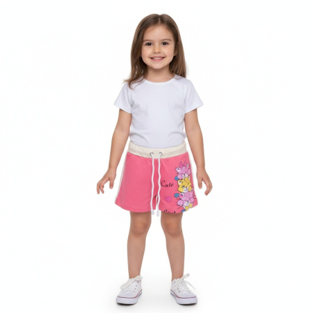 Dívčí šortky s kočičkami | Bavlněné, pohodlné kraťasy