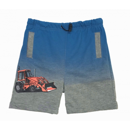 Chlapecké bavlněné kraťasy s traktorem | Šortky
