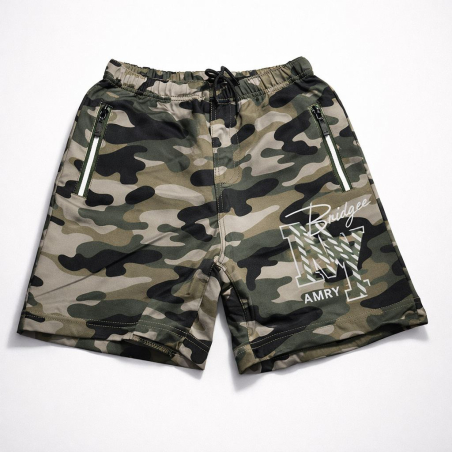 Chlapecké maskáčové kraťasy s nápisem NY | E-shop