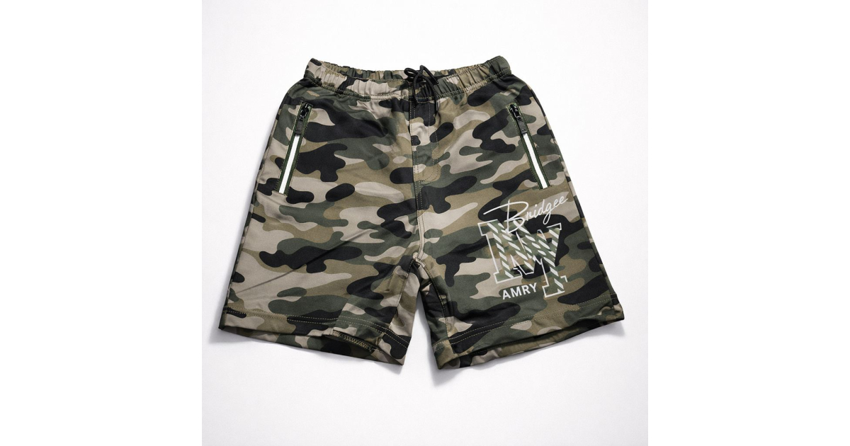 Chlapecké maskáčové kraťasy s nápisem NY | E-shop